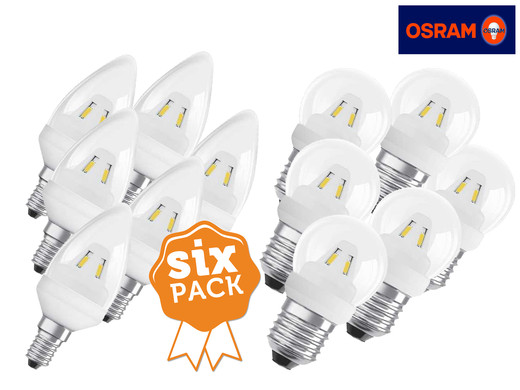 Ibood Com Internet S Best Online Offer Daily 6 Pack Osram Led Lampen E14 Kaars Of E27 Bol